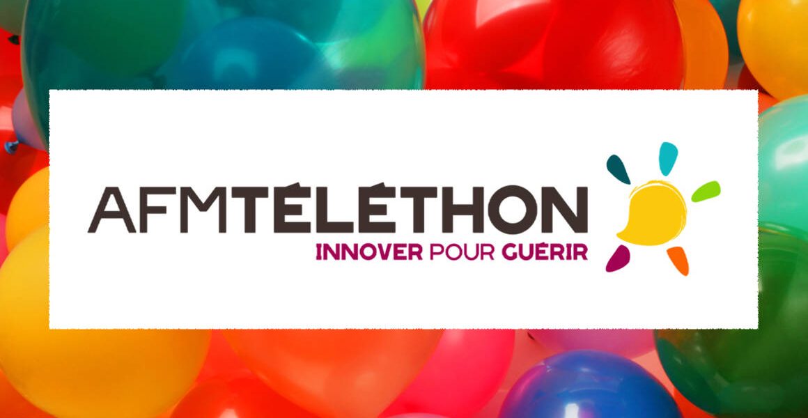 bannière couleur AFM téléthon - Innover pour guérir