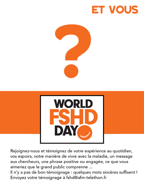 Journée mondiale FSHD-20Juin-appel-à-témoignage
